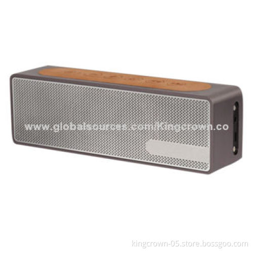 Aluminum Case Wireless Bluetooth Speaker, 3.0-5.5V DC Voltage Range